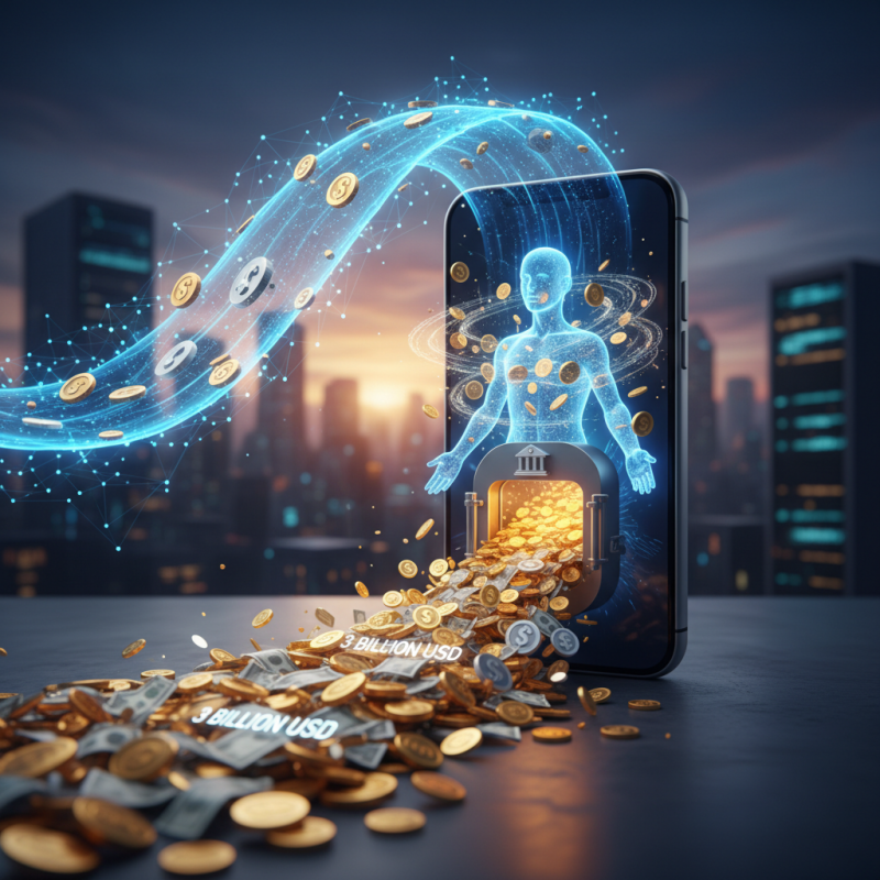 Illustration of ChatGPT : La version mobile atteint un nouveau record de 3 milliards de dollars de dépenses des consommateurs