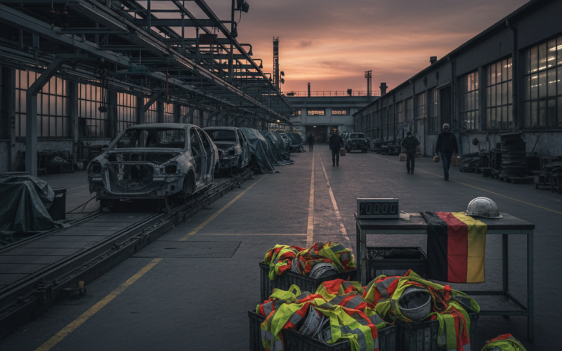 Illustration of Une hémorragie de 50.000 postes en un an: en Allemagne, l'emploi dans le secteur automobile est à son plus bas niveau depuis plus de 10 ans