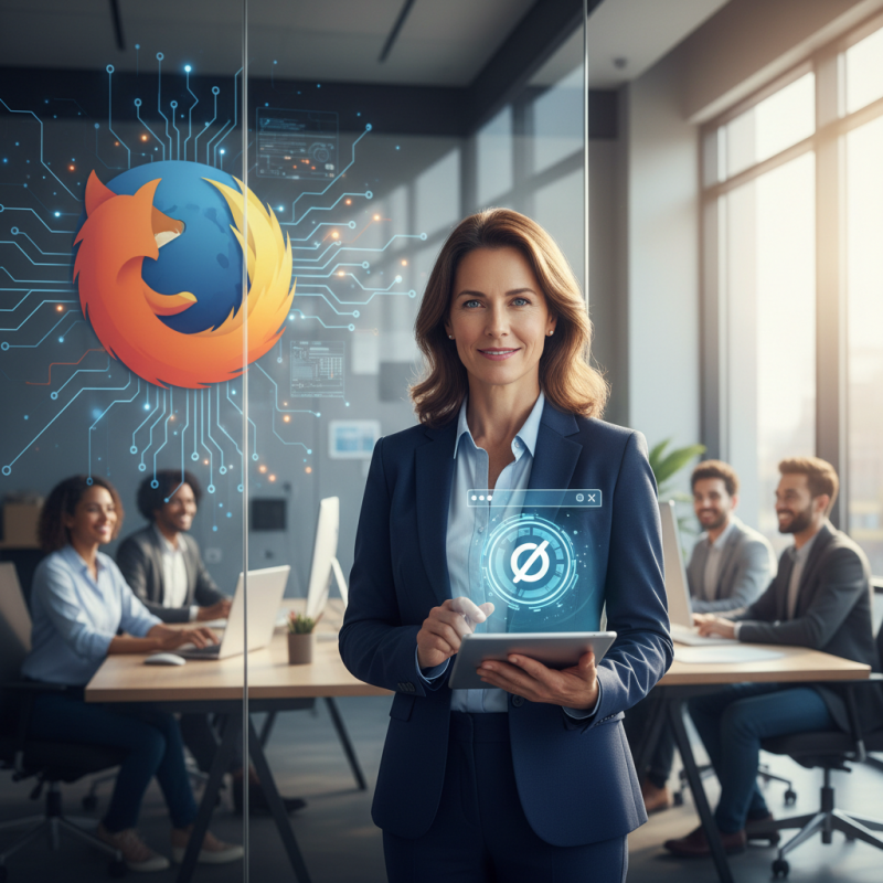 Illustration of Le nouveau PDG de Mozilla affirme que l'IA arrive sur Firefox, mais restera une option