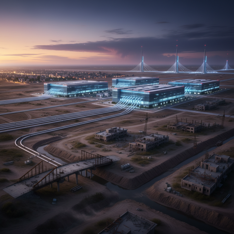 Illustration of Le boom des centres de données alimenté par l'IA pourrait nuire aux autres projets d'infrastructure