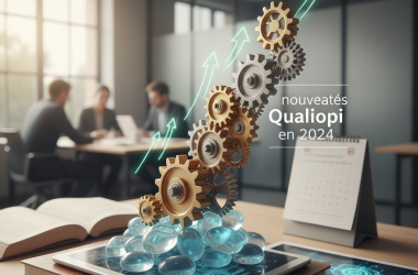 Illustration of [Dossier documentaire] Qualité en formation : les nouveautés Qualiopi en 2024 - Edition avril 2024 - Centre Inffo