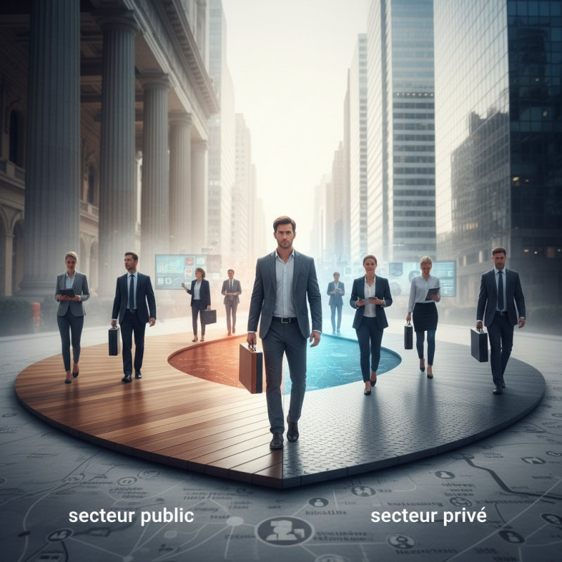 Illustration of Le cumul d’activités et les passages entre les secteurs public et privé | Le portail de la fonction publique