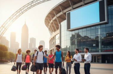 Illustration of Aller recruter dans les stades et les gymnases ? Un rapport ministériel préconise d'aller chercher "100.000 jeunes" dans des clubs de sport pour les amener dans l'entreprise