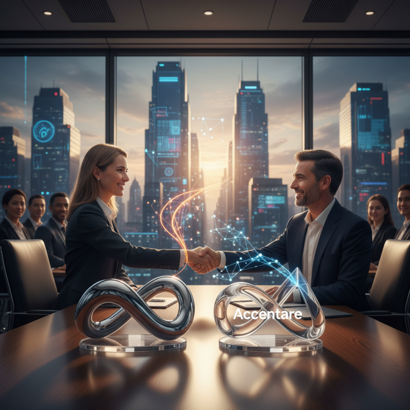 Illustration of Anthropic et Accenture signent un partenariat stratégique pluriannuel en IA