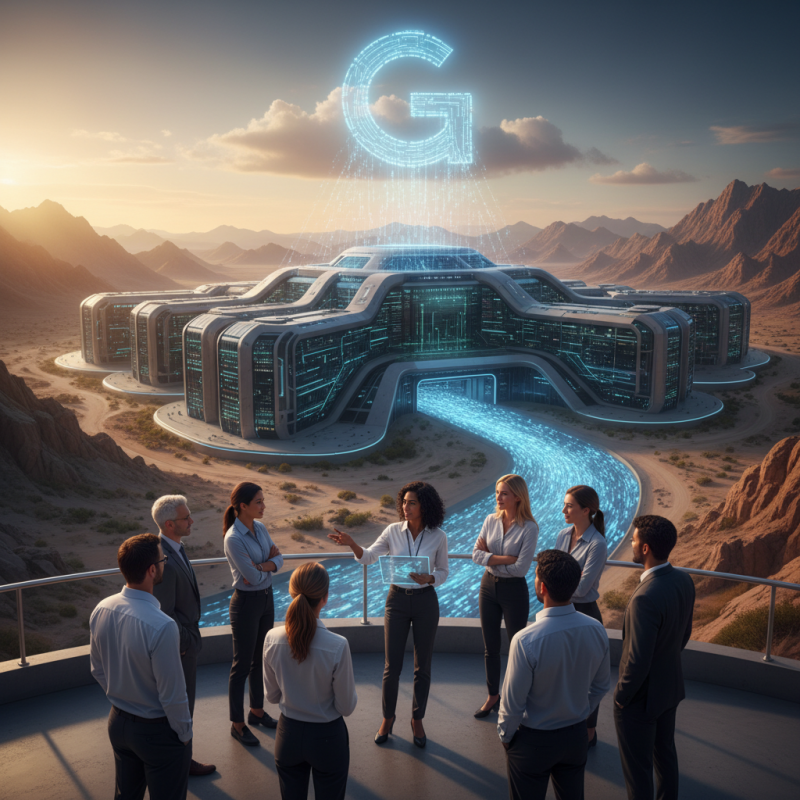 Illustration of La réponse de Google à la course à l'armement de l'IA — promouvoir le concepteur de sa technologie de centres de données