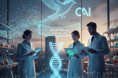 Illustration of La startup biotech soutenue par OpenAI, Chai Discovery, lève 130 millions de dollars lors d’un tour de financement Series B évalué à 1,3 milliard de dollars