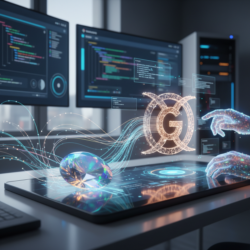 Illustration of Outil de codage basé sur l'ambiance de Google, Opal, arrive sur Gemini