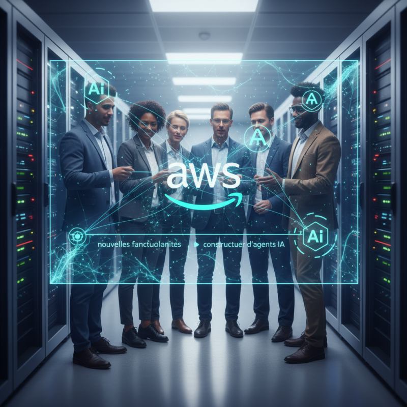 Illustration of AWS annonce de nouvelles fonctionnalités pour son constructeur d'agents IA