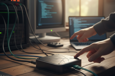 Illustration of LeafKVM - Le petit boîtier qui vous donne le contrôle total sur n'importe quelle machine | Le site de Korben