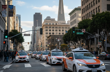 Illustration of Waymo reprend son service à San Francisco après l'immobilisation de ses robotaxis lors de la coupure de courant