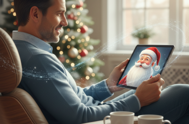 Illustration of Le fondateur de la startup AI Tavus affirme que les utilisateurs parlent à son Santa IA « pendant des heures » par jour