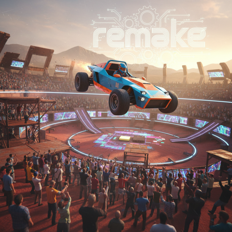 Illustration of Stunt Car Racer Remake - Le jeu culte de Geoff Crammond revit grâce aux fans