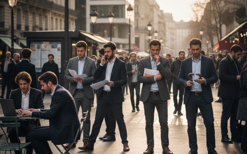Illustration of La moitié d'entre eux travaillent, 18% ont obtenu une rupture conventionnelle : qui sont les chômeurs aujourd'hui en France ?