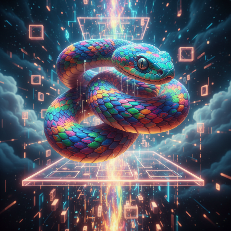 Illustration of Deep Snake - Le Snake sous LSD qui cartonne sur Steam (et c'est gratuit)