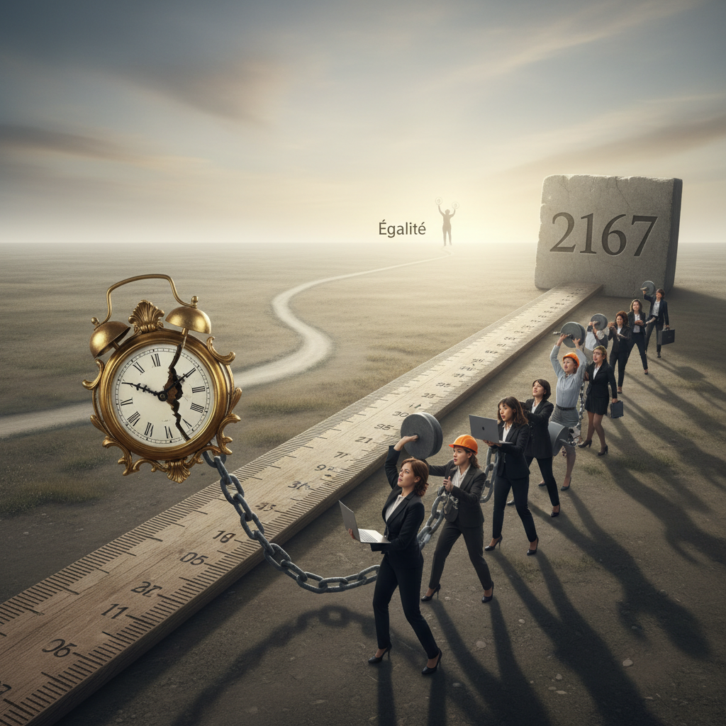 Illustration of "À ce rythme-là, on atteindra l'égalité en 2167": les femmes travaillent "gratuitement" à partir de ce lundi à 11h31