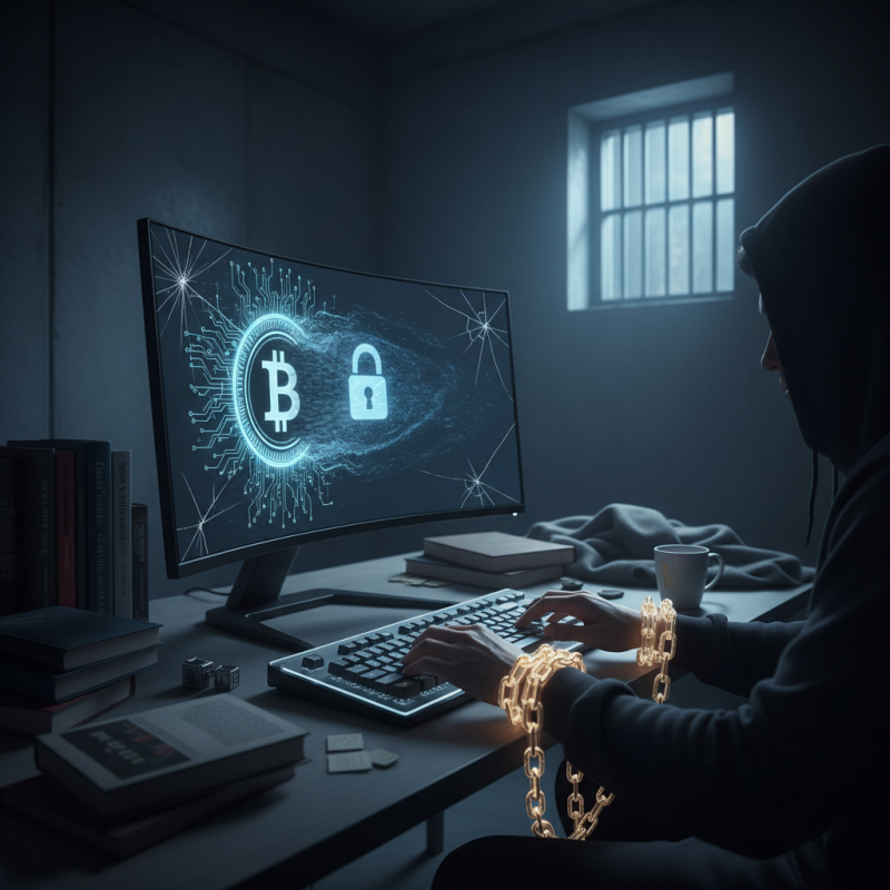 Illustration of 5 ans de prison pour avoir codé un portefeuille Bitcoin un peu trop respectueux de la vie privée | Le site de Korben