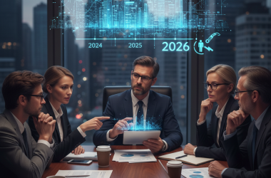 Illustration of Les investisseurs prédisent que l'IA va impacter le marché du travail en 2026