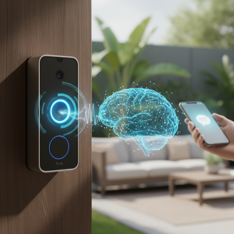 Illustration of La nouvelle fonctionnalité Alexa+ d'Amazon ajoute une IA conversationnelle aux sonnettes Ring