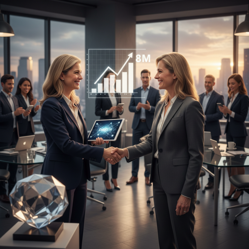 Illustration of La nouvelle startup de Marissa Mayer, Dazzle, lève 8 millions de dollars menés par Kirsten Green de Forerunner