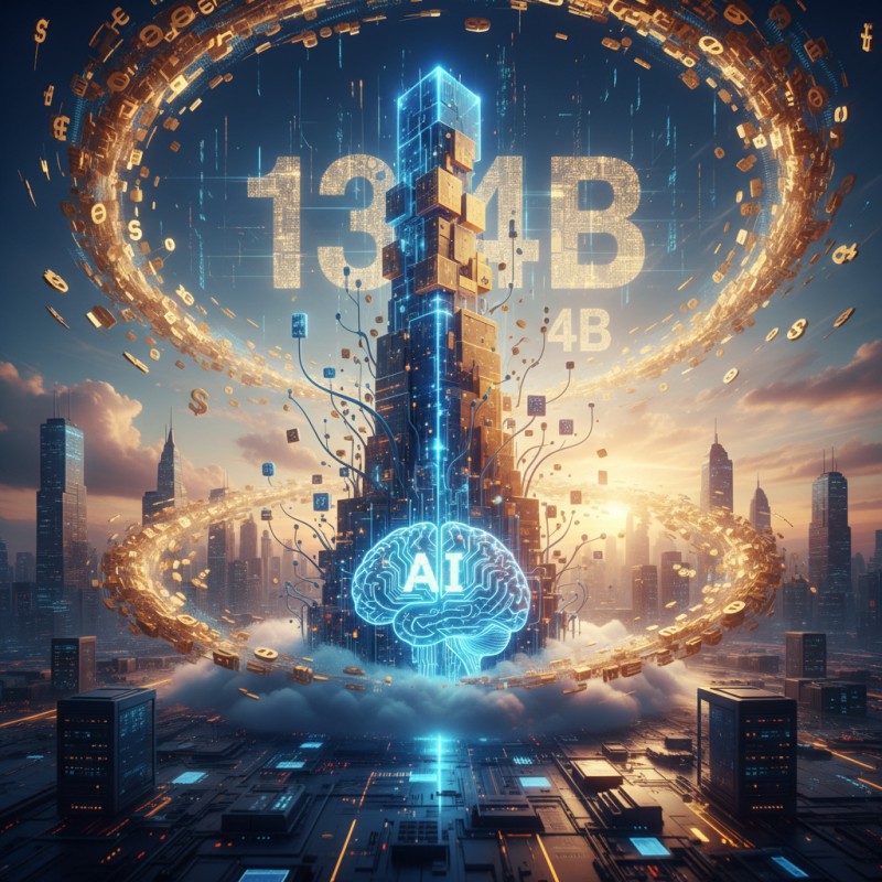 Illustration of Databricks lève 4 milliards de dollars à une valorisation de 134 milliards de dollars alors que ses activités en IA s'intensifient