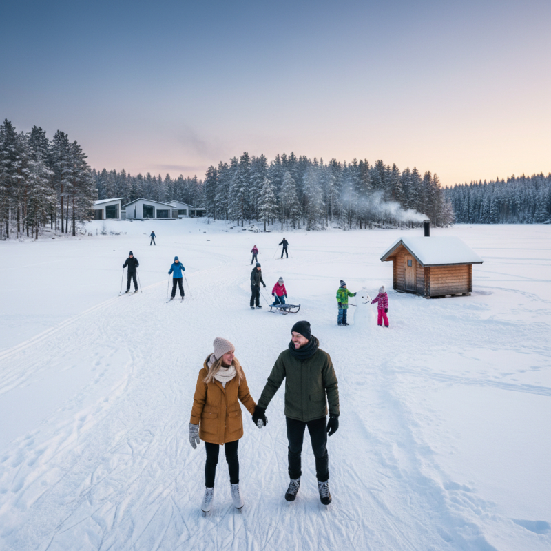 Illustration of Deux ans de récession, chômage à plus de 10%, déficit public record et pourtant les Finlandais sont le peuple le plus heureux du monde : comme l'UE, le pays peut-il n'être qu'une "superpuissance du mode de vie" ?