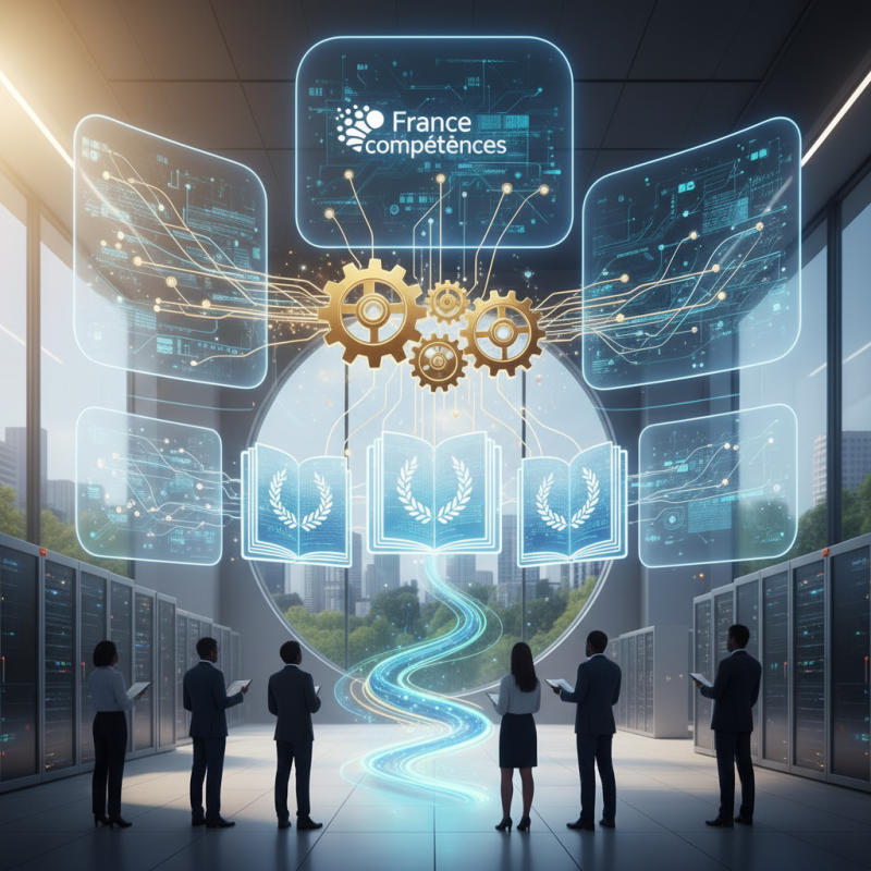 Illustration of France compétences : enregistrement de certifications professionnelles aux répertoires nationaux - Centre Inffo