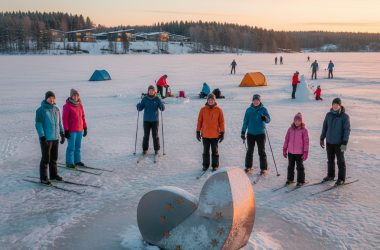 Illustration of Deux ans de récession, chômage à plus 10%, déficit public record et pourtant les Finlandais sont le peuple le plus heureux du monde: comme l'UE, le pays peut-il n'être qu'une "superpuissance du mode de vie"?