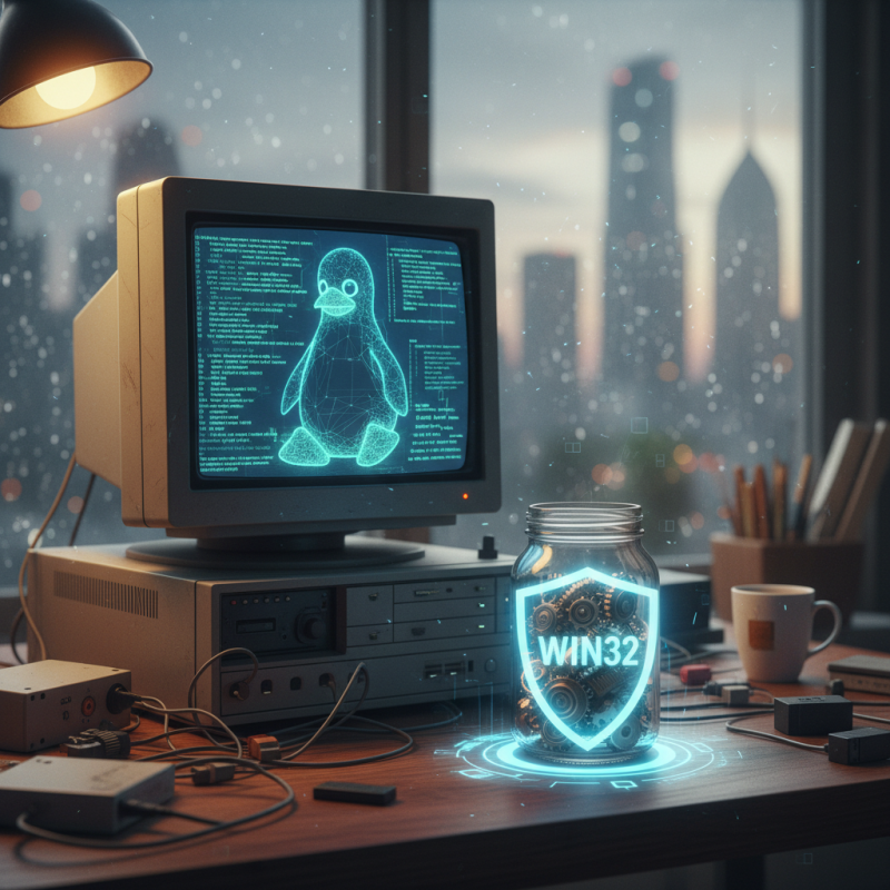 Illustration of Quand je pense que Win32 est devenu la couche de compatibilité la plus stable sur Linux... | Le site de Korben