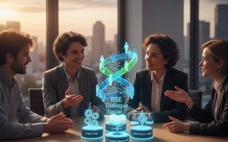Illustration of Dialogue Social RSE : 5 bonnes pratiques pour le structurer en 2026