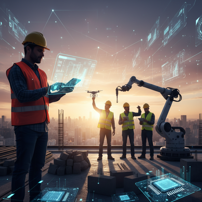 Illustration of Les ouvriers du bâtiment tirent profit de la ruée vers l'IA