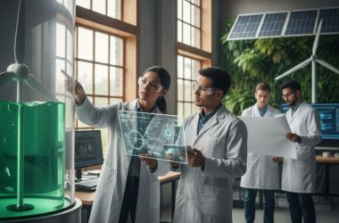 Illustration of Expert en mécanique des fluides ou en écoconception... De plus en plus d'entreprises recherchent des "compétences vertes" chez les candidats (et elles sont très techniques)