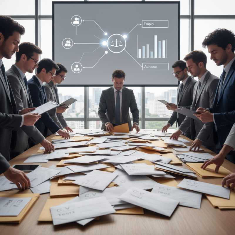 Illustration of Le gouvernement envoie cette semaine 4.000 CV tests pour des offres d'emplois afin de mesurer les discriminations au nom, à l'âge ou à l'adresse postale