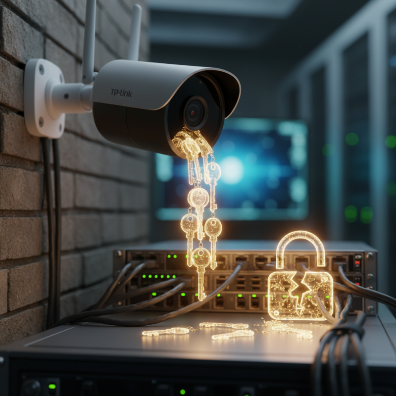 Illustration of Quand une caméra de surveillance TP-Link laisse traîner ses clés HTTPS partout... | Le site de Korben