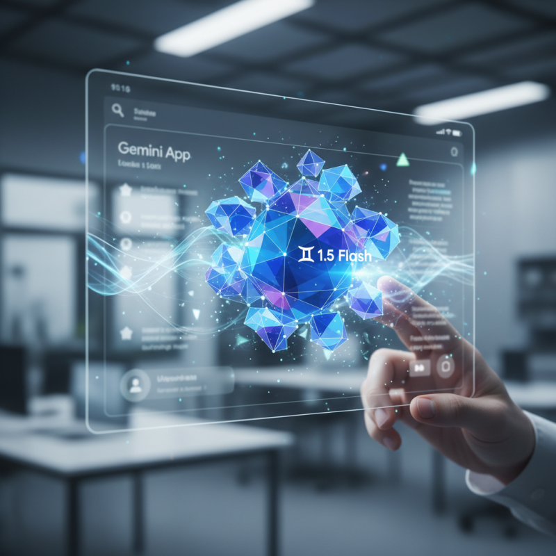 Illustration of Google lance Gemini 3 Flash, en fait le modèle par défaut dans l'application Gemini