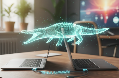 Illustration of Croc - L'outil ultime pour transférer des fichiers entre deux ordinateurs | Le site de Korben