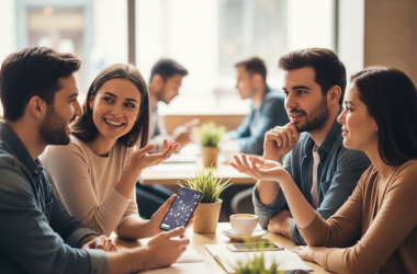 Illustration of La nouvelle fonctionnalité d’IA de Hinge aide les utilisateurs à dépasser les conversations banales