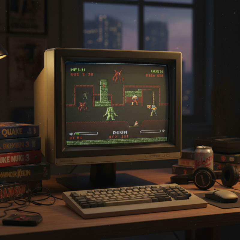 Illustration of DOOM en économiseur d’écran Windows - Le screensaver ultime des nostalgiques | Le site de Korben