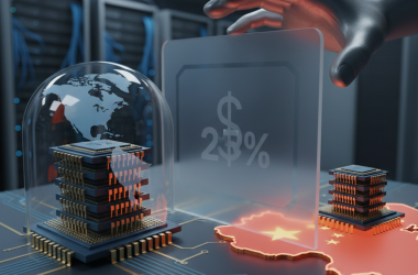 Illustration of Les États-Unis imposent une surtaxe de 25 % sur les puces AI Nvidia destinées à la Chine