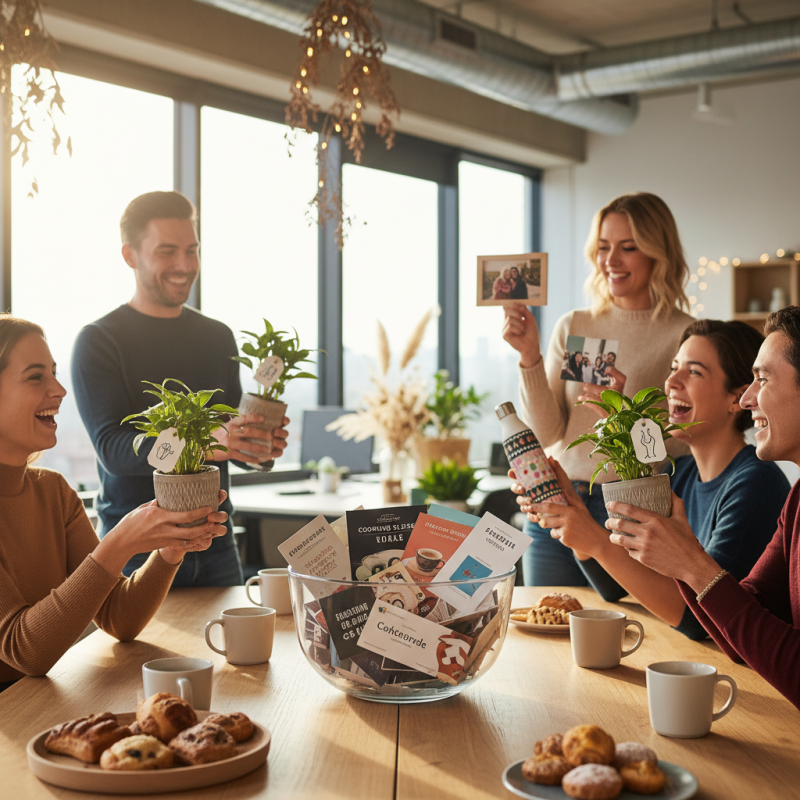 Illustration of Comment arrêter d'offrir à ses collègues des cadeaux inutiles et impersonnels au Secret Santa? Cette entreprise a peut-être trouvé la solution