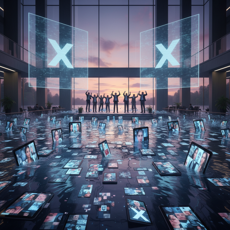 Illustration of Les gouvernements confrontés à l'inondation d'images non consensuelles générées par l'IA sur X