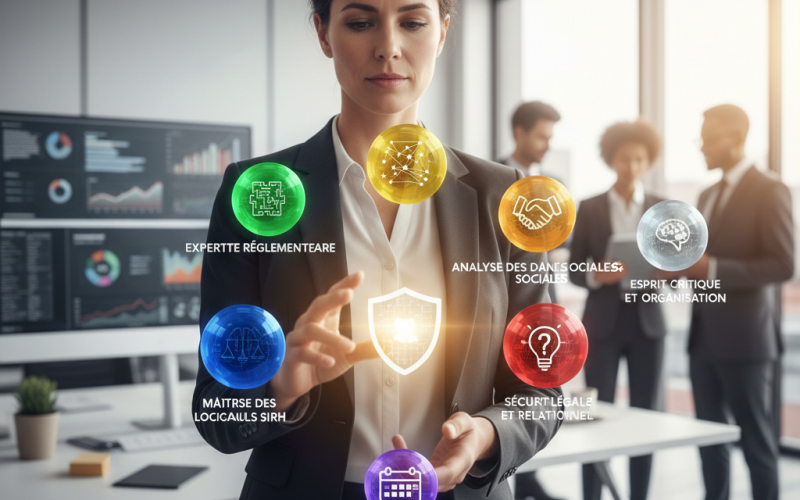 Illustration of Les 8 compétences clés du gestionnaire de paie en 2026