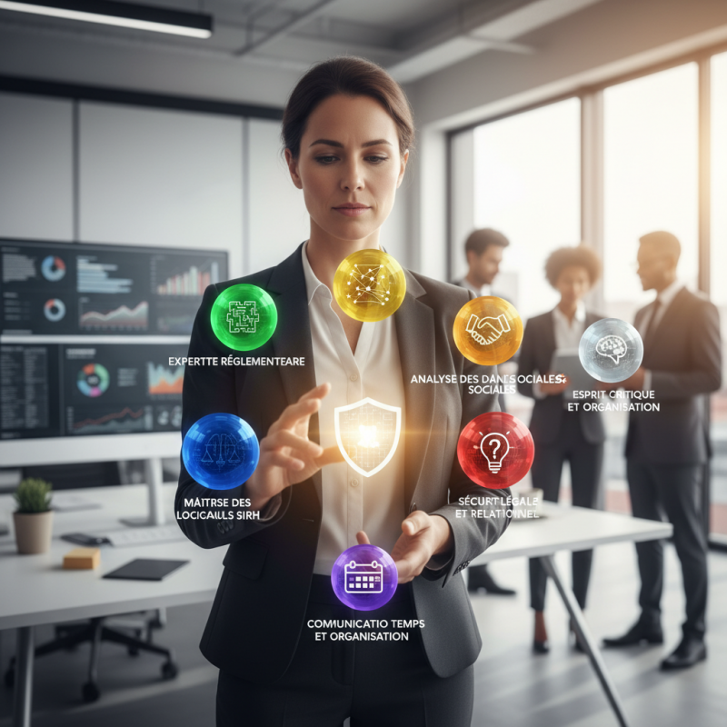 Illustration of Les 8 compétences clés du gestionnaire de paie en 2026