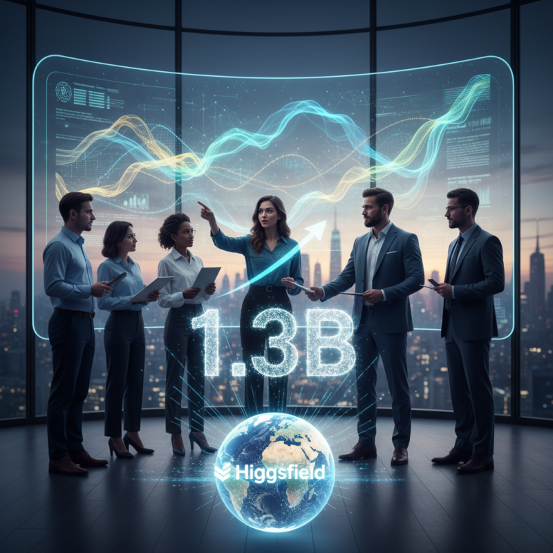 Illustration of Startup de génération vidéo par IA, Higgsfield, fondée par un ex-dirigeant de Snap, atteinte une valorisation de 1,3 milliard de dollars