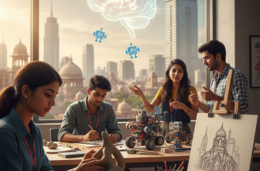 Illustration of La valorisation d'Emversity en Inde double alors qu'elle développe des compétences que l'IA ne peut pas remplacer