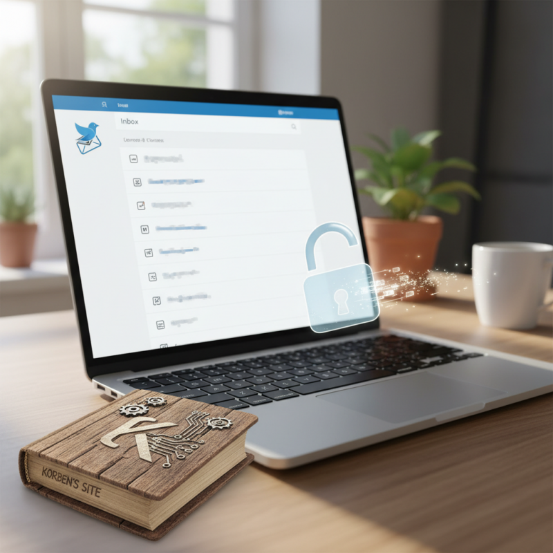 Illustration of Mailspring - L'alternative open source à Outlook qui ne vole pas vos mots de passe | Le site de Korben