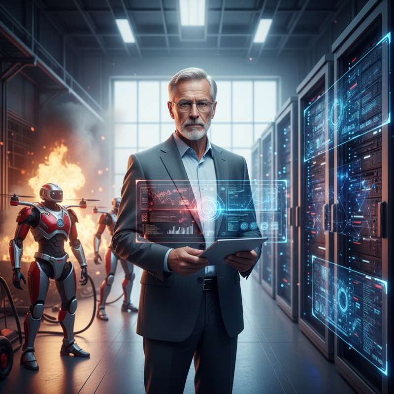 Illustration of Ce fondateur a révolutionné la lutte contre l'incendie — maintenant il crée une mine d'or pour l'IA