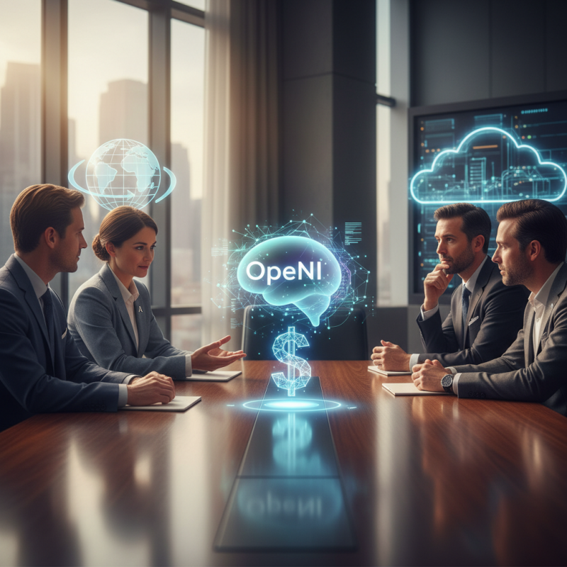 Illustration of Amazon envisagerait d'investir 50 milliards de dollars dans OpenAI