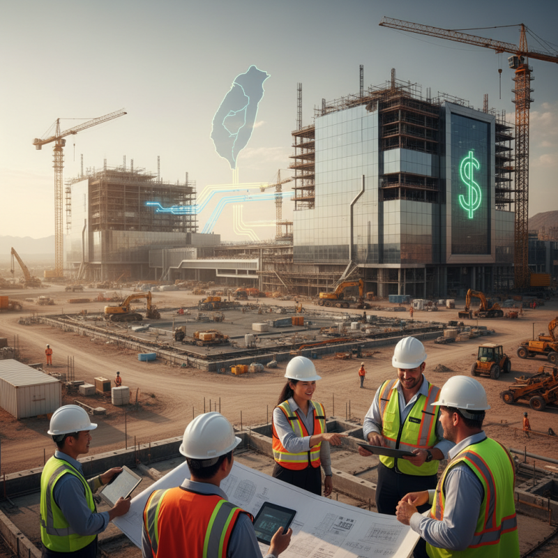 Illustration of Taiwan investira 250 milliards de dollars dans la fabrication de semi-conducteurs aux États-Unis