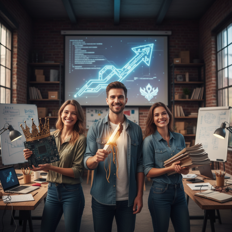 Illustration of Le statut de ‘diplômé abandonnant ses études’ est devenu le credential le plus recherché pour les fondateurs de startups