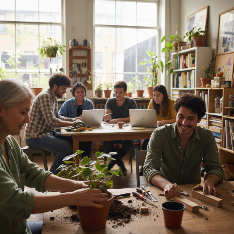 Illustration of L’expérimentation « Territoires zéro chômeur de longue durée » doit favoriser la formation informelle (Afref) - Centre Inffo